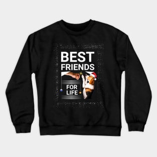 Beagle Dog Best Friends for Life Christmas Crewneck Sweatshirt